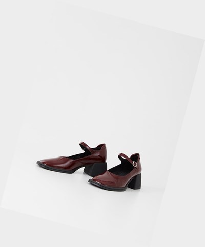 Vagabond Ansie Pumps Mary Jane Skor Dam Mörkröda | 28619-IGSC
