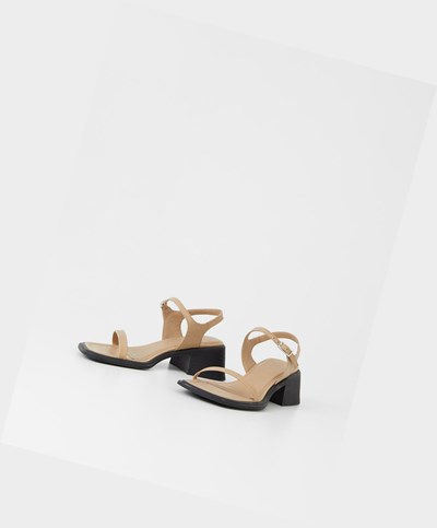 Vagabond Ines Sandaler Klack Dam Beige | 41685-GWFA