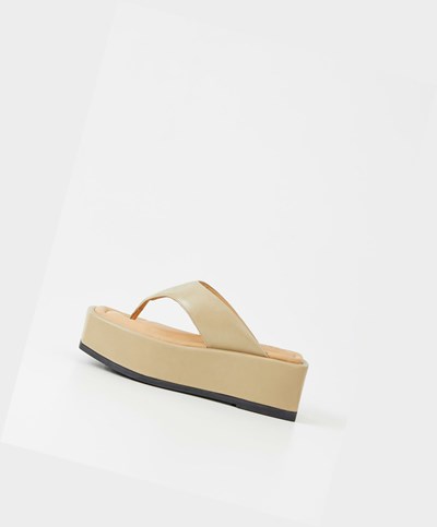 Vagabond Juno Platå Sandaler Dam Beige | 48072-HQAR