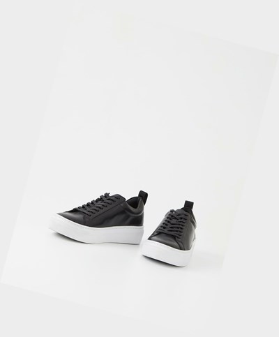 Vagabond Zoe Platform Sneakers Dam Svarta | 69703-QWVC